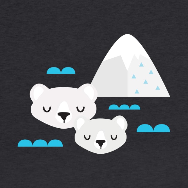 Polar Bears Inuka & Sheeba I by littleoddforest